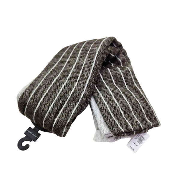 Banana Republic Women's Stripe Patterned Acrylic Scarf - OS - Picture 1 of 6